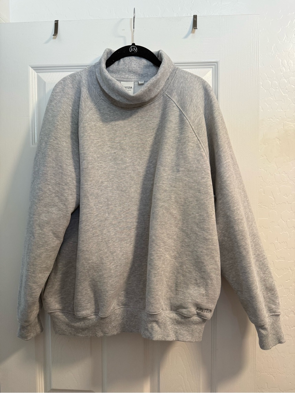 Aritzia Cozy Sweatfleece Mega Raglan Funnel Neck XS